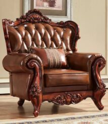 Skilled artisans making custom wooden furniture in Saharanpur