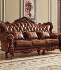 handcrafted wooden sofa in Saharanpur