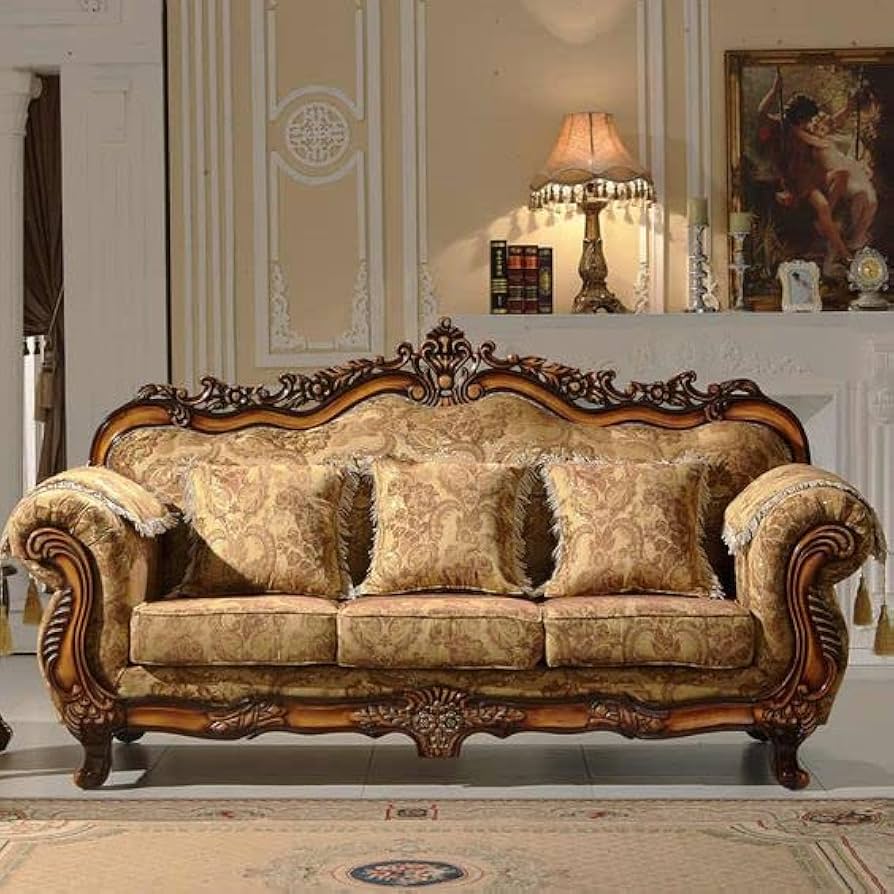Saharanpur designer wooden sofa
